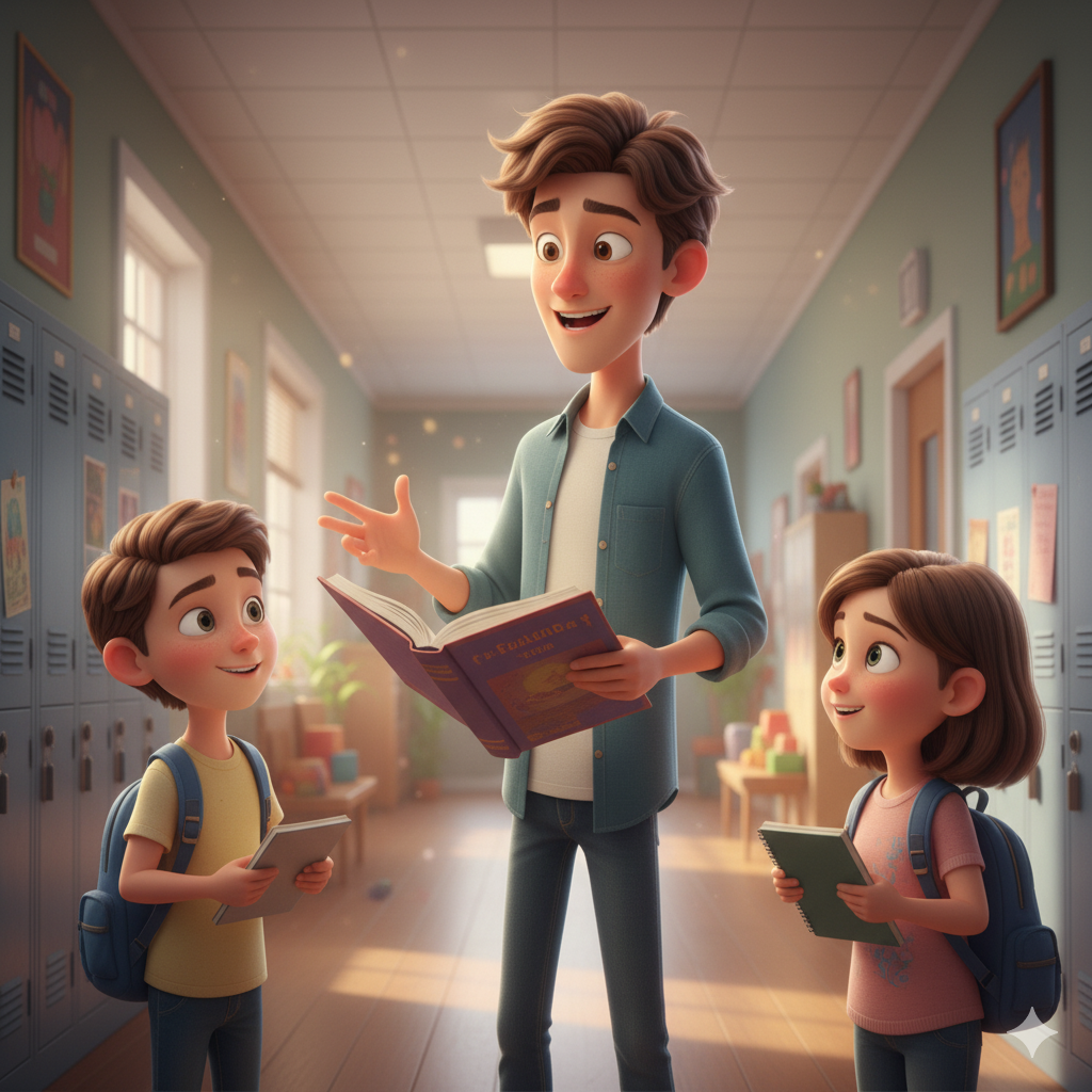 Fiatal tanárként az osztályteremben