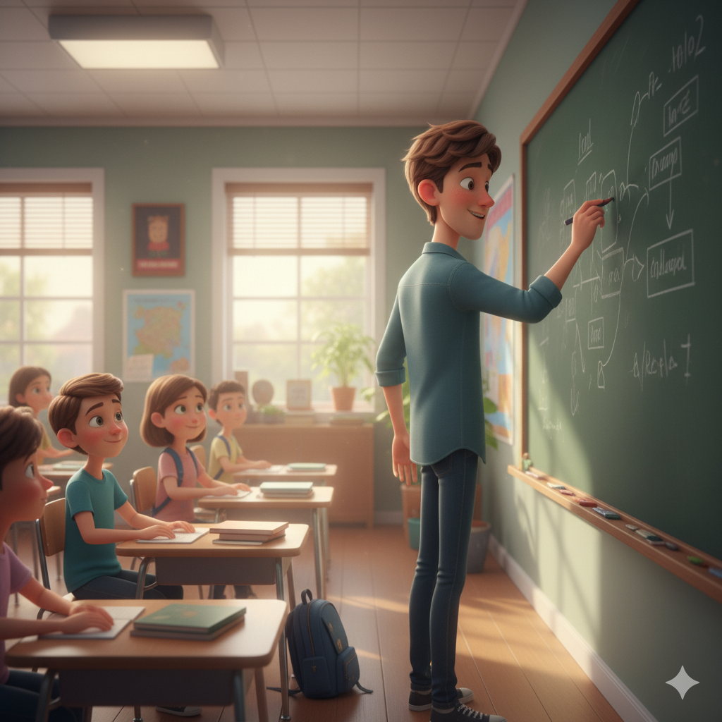 Beszélgetés a diákokkal